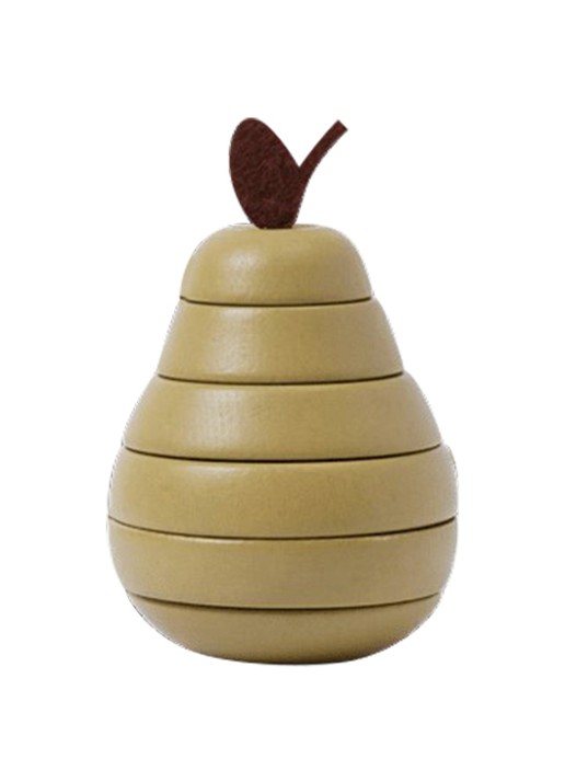 ferm LIVING Stacking Appel en Peer stapelset - achterkant 4 rood