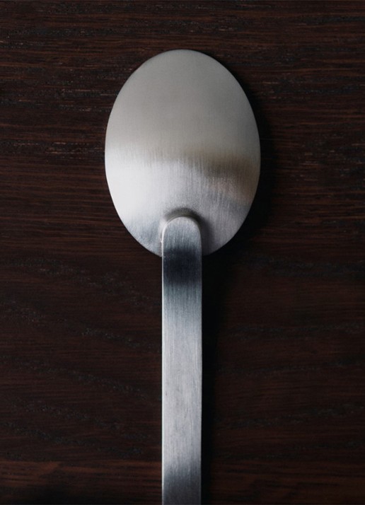 ferm LIVING Stelo bestekset 4-delig - detail 2 zilver