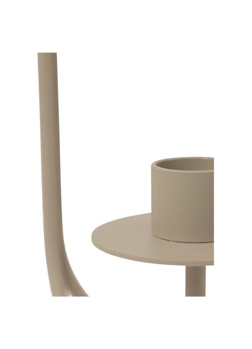 ferm LIVING Sway kandelaar 30 cm - detail beige