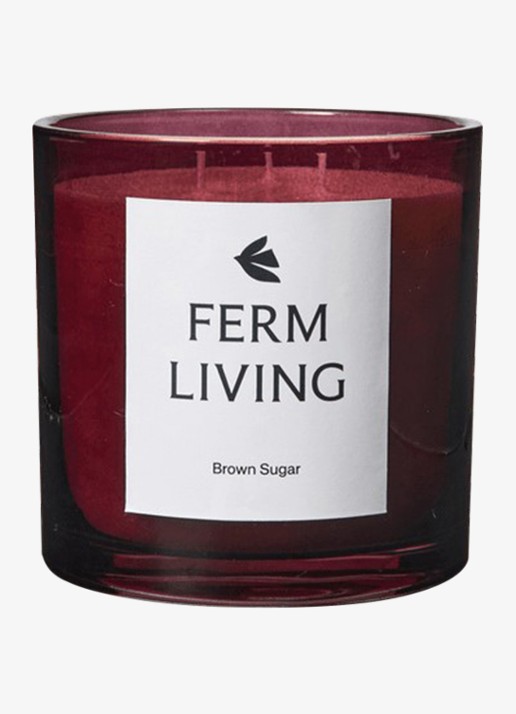 ferm LIVING Vitto geurkaars 1470 gram - voorkant 3 paars
