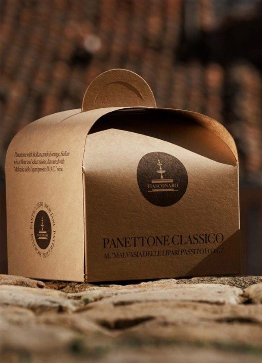 Fiasconaro Panettone met wijn "Malvasia delle Lipari passito D.O.C." 500 gram
