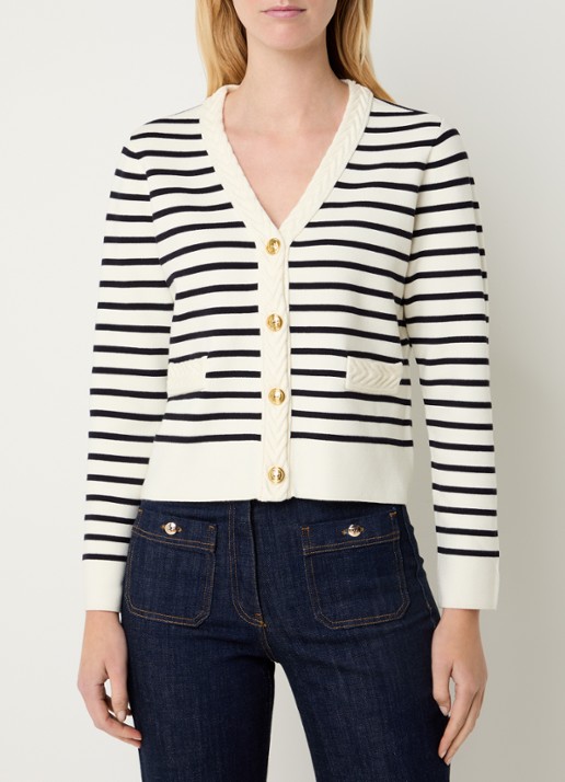 Fifth House Lentl vest met streepprint