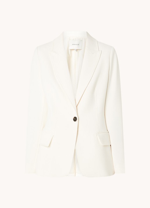 Fifth House Nato blazer met klepzakken - voorkant 2 gebroken wit