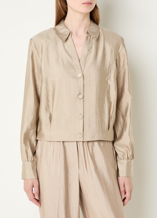 Fifth House Orlando blouse met structuur