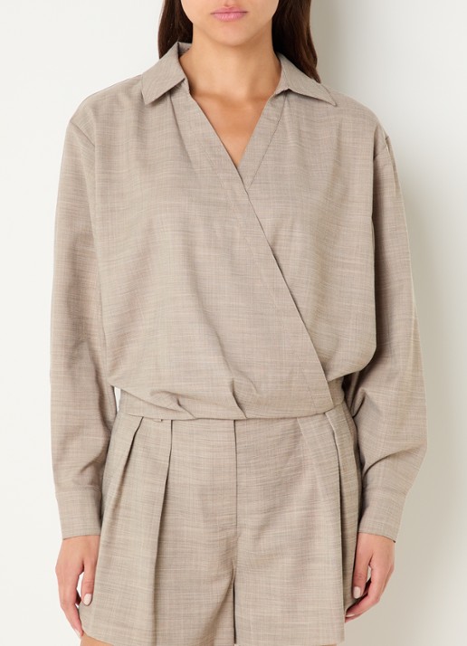 Fifth House Ozzy blouse met V-hals