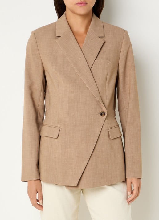 Fifth House Paloma asymmetrische blazer met klepzakken