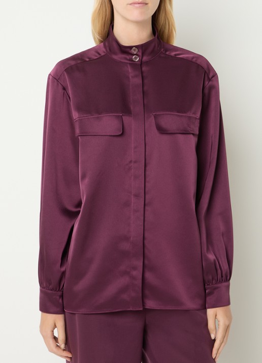 Fifth House Pamplona blouse van satijn