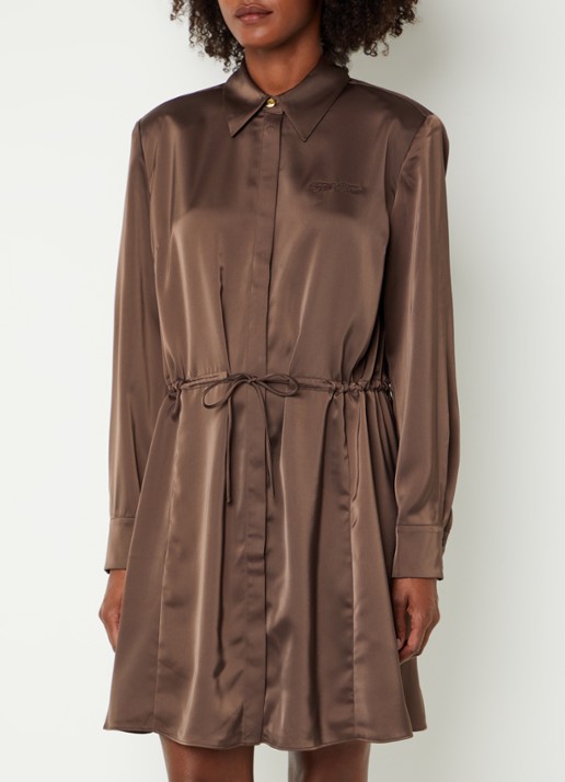 Fifth House Pomeline mini blousejurk van satijn