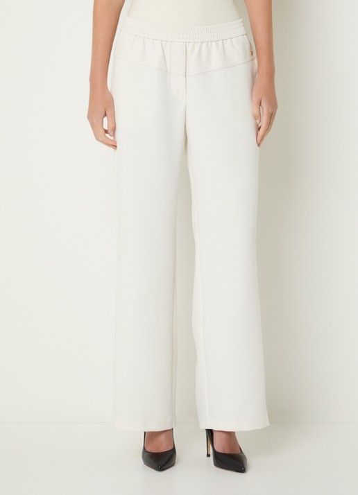 Fifth House Prue high waist wide fit pantalon met steekzakken
