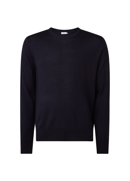 Filippa K Merino fijngebreide pullover met ronde hals