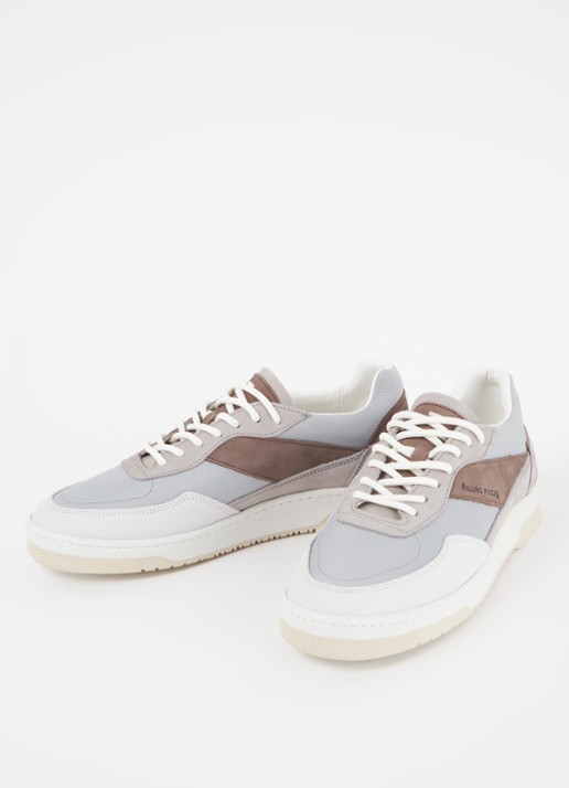 Filling Pieces Ace Spin sneaker met suède details - detail 4 grijs