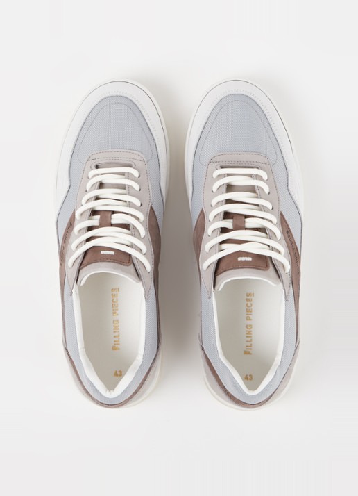 Filling Pieces Ace Spin sneaker met suède details - detail 5 grijs