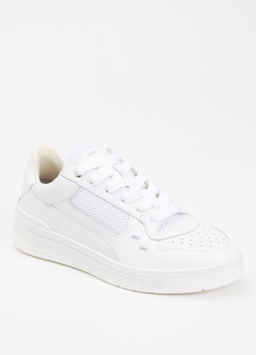 Filling Pieces Cruiser Crumbs sneaker met leren details - voorkant 3 wit