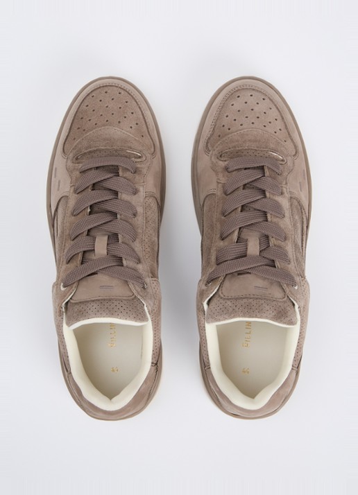 Filling Pieces Cruiser Dive sneaker met suède details - detail 4 taupe