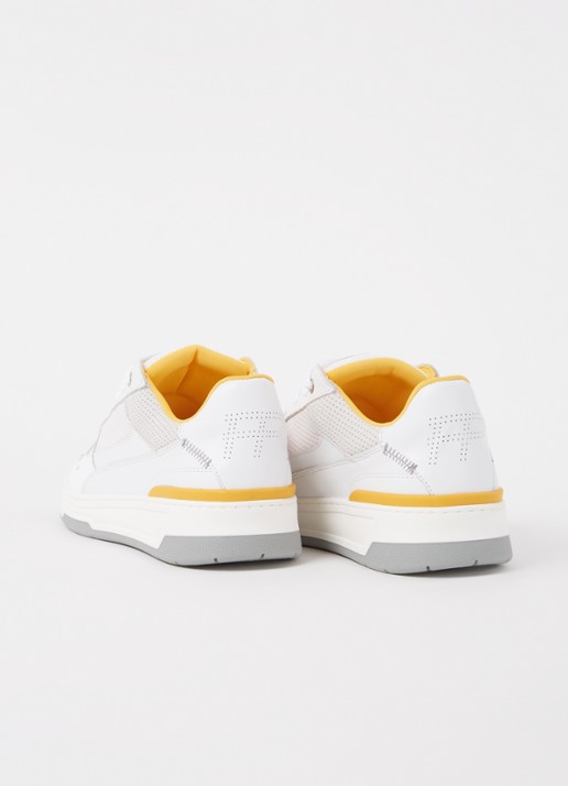 Filling Pieces Cruiser sneaker van kalfsleer met mesh details - Bijenkorf Edition  - detail 2 wit