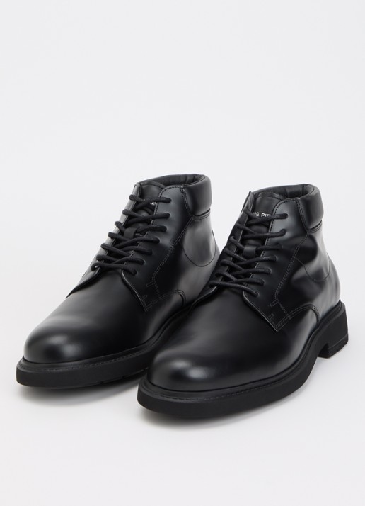 Filling Pieces Derby veterschoen van leer - detail 3 zwart