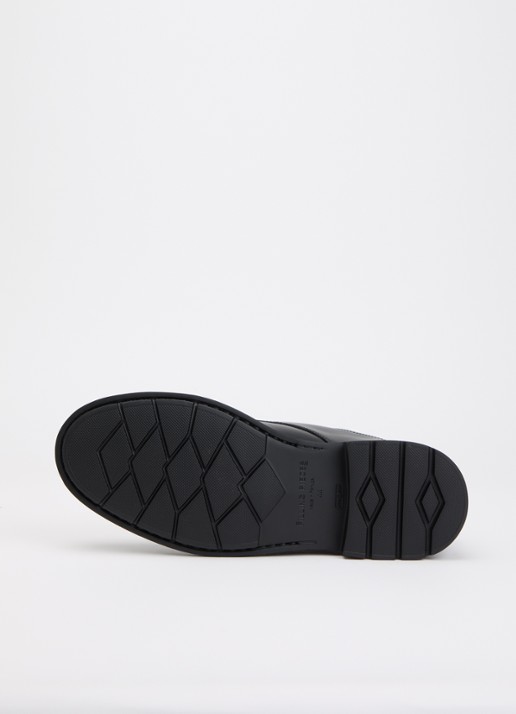 Filling Pieces Derby veterschoen van leer - detail 4 zwart
