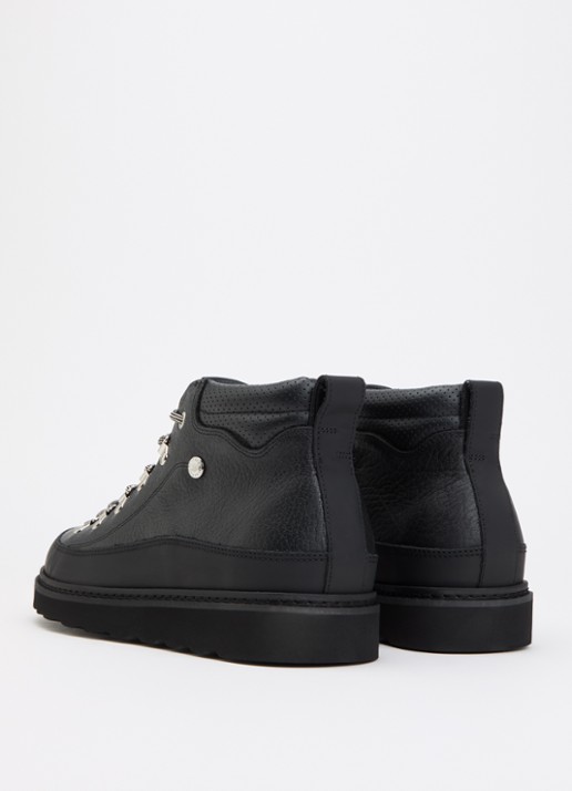 Filling Pieces Glacier veterboot van leer - achterkant 3 zwart