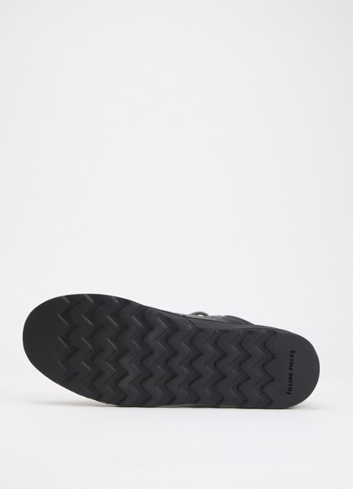 Filling Pieces Glacier veterboot van leer - detail 2 zwart