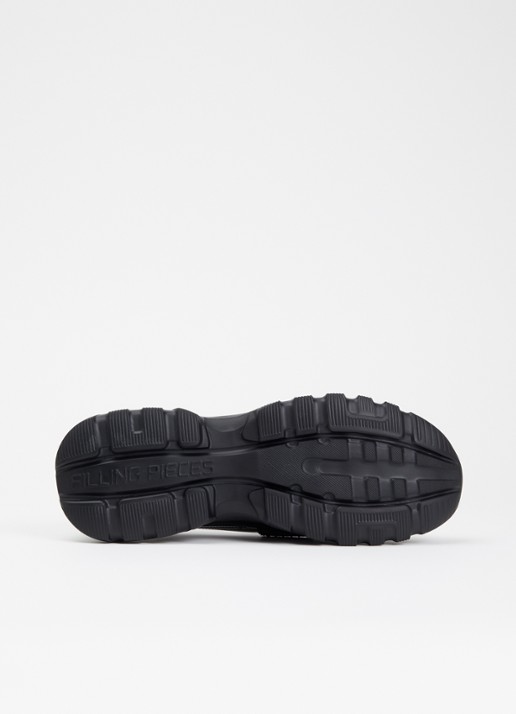 Filling Pieces Hybrid loafer van leer - detail 5 zwart