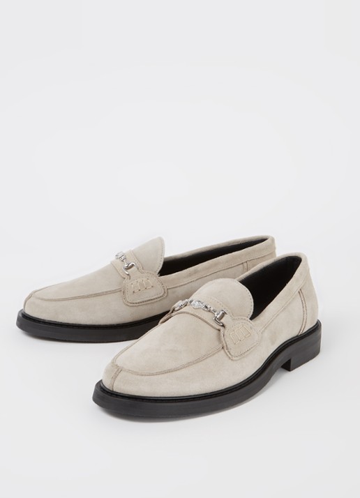 Filling Pieces Loafer van suède  - detail 3 taupe