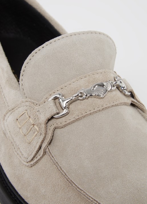 Filling Pieces Loafer van suède  - detail 6 taupe