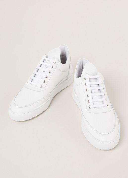 Filling Pieces Low Top Ripple sneaker van lamsleer - detail 2 wit