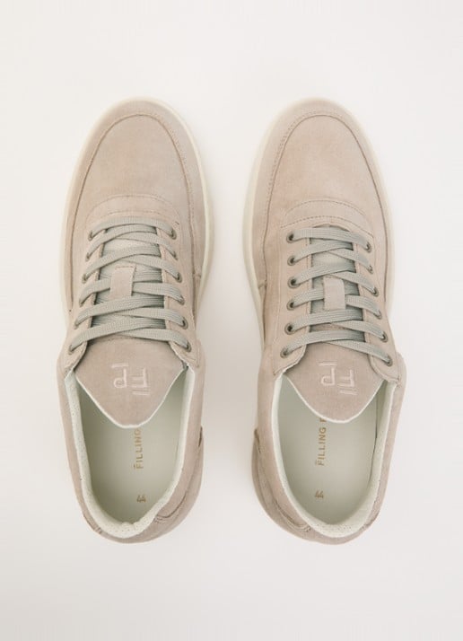 Filling Pieces Low Top sneaker van suède - detail 4 beige