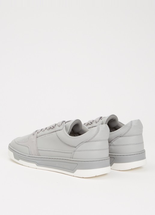 Filling Pieces Low Vise sneaker van leer - achterkant grijs