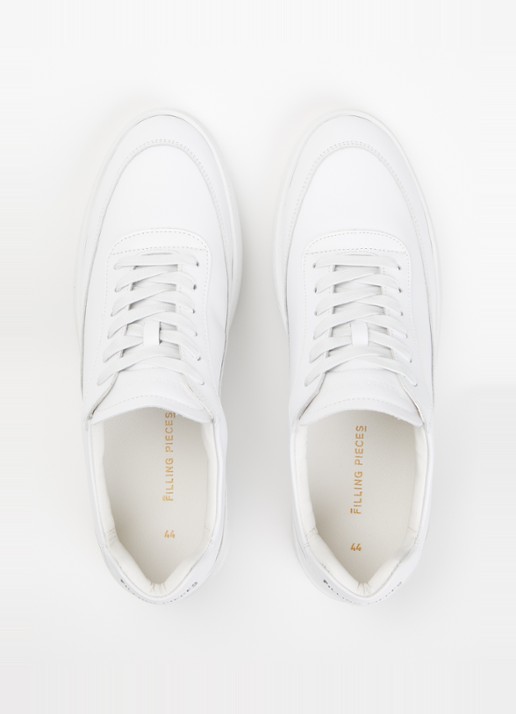 Filling Pieces Mondo 2.0 Ripple sneaker van leer - detail 5 wit