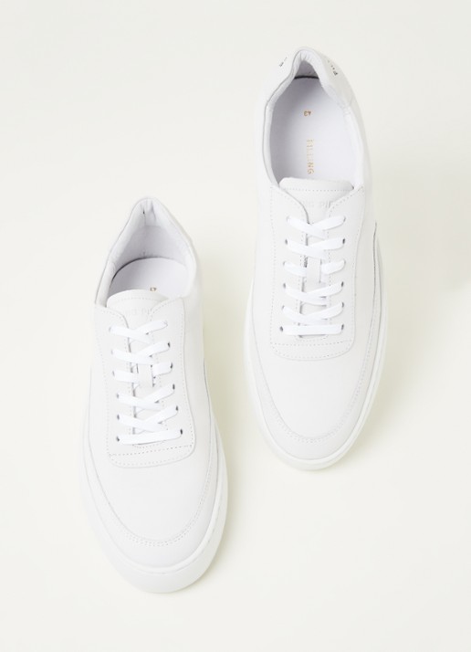 Filling Pieces Mondo 2.0 Ripple sneaker van nubuck - detail 2 wit