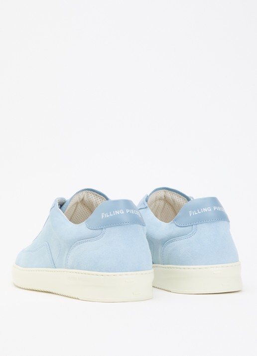 Filling Pieces Mondo Float sneaker van suède - achterkant 5 blauw