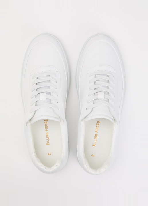 Filling Pieces Mondo Seamless sneaker van leer  - detail 3 wit