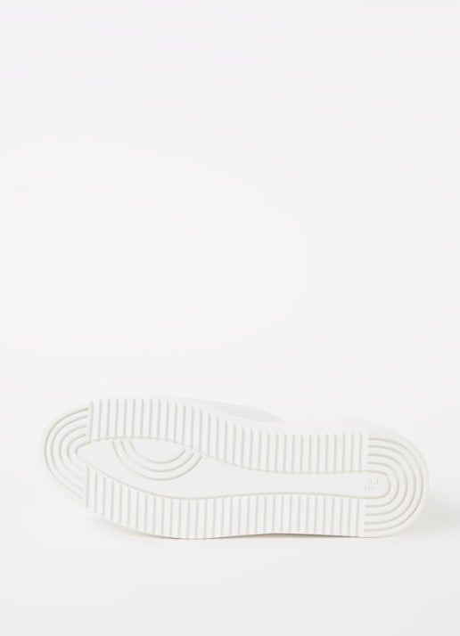 Filling Pieces Mondo sneaker van leer met suède details - detail 9 wit