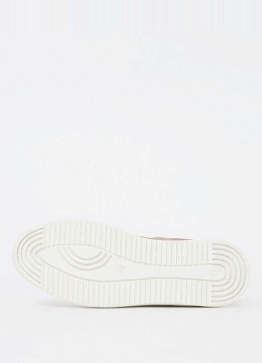 Filling Pieces Mondo sneaker van suède  - detail 6 zand