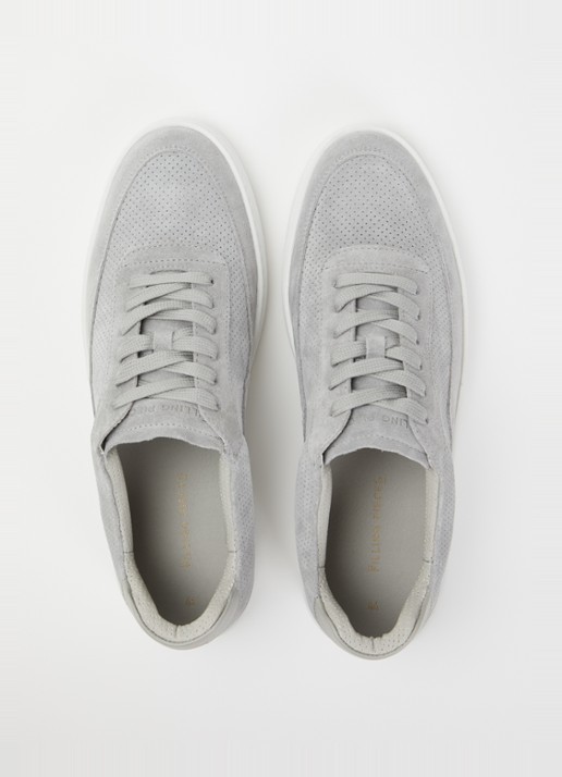 Filling Pieces Mondo sneaker van suède - detail 4 grijs
