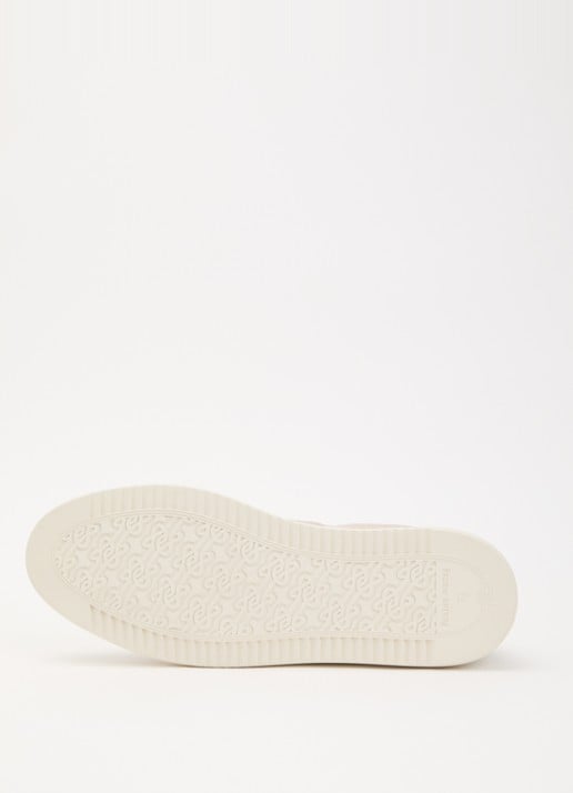 Filling Pieces Mondo sneaker van suède - detail 4 beige