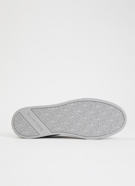 Filling Pieces Mondo Viera sneaker van leer met suède details - detail 3 grijs