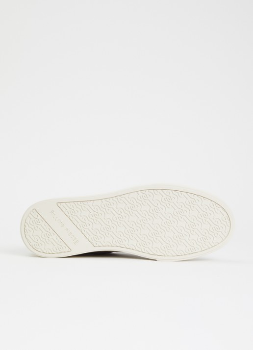 Filling Pieces Mondo Viera sneaker van leer met suède details - detail 4 donkerbeige
