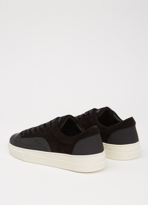 Filling Pieces Riviera Fuzz sneaker van suède - achterkant 5 zwart