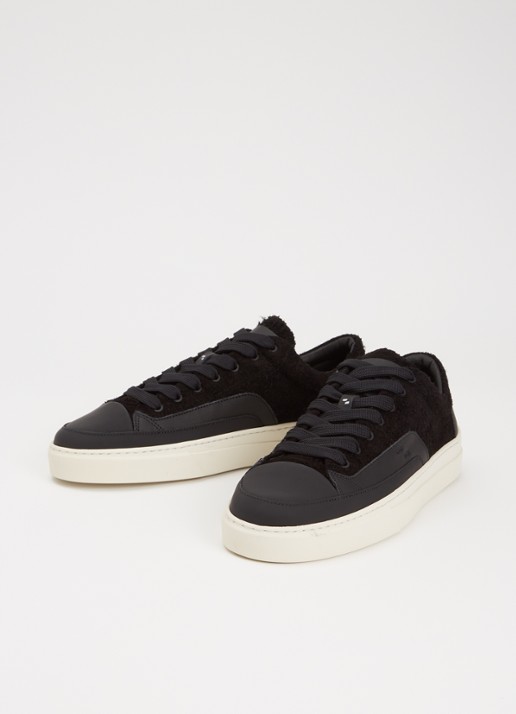 Filling Pieces Riviera Fuzz sneaker van suède - detail zwart