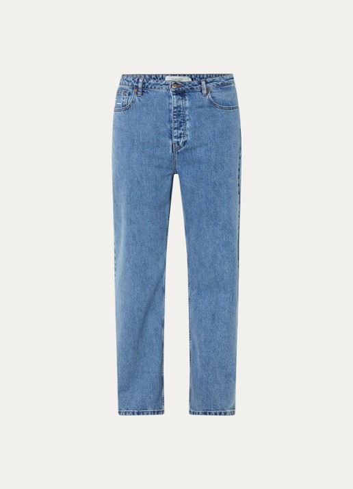 Filling Pieces Straight fit jeans met medium wassing