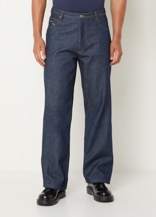 Filling Pieces Straight leg jeans met donkere wassing