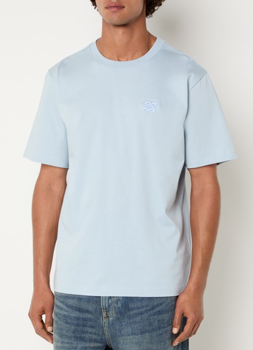 Filling Pieces T-shirt met logoborduring
