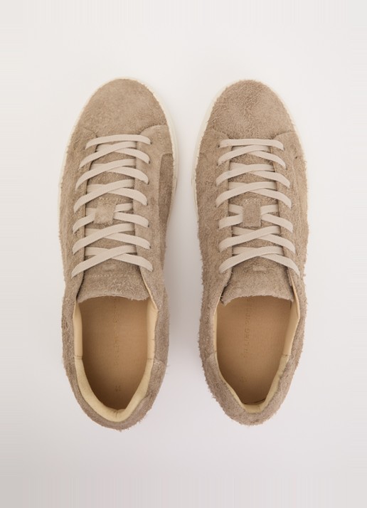 Filling Pieces Tiebreak Fuzz sneaker van  suède met structuur - detail 3 donkerbeige