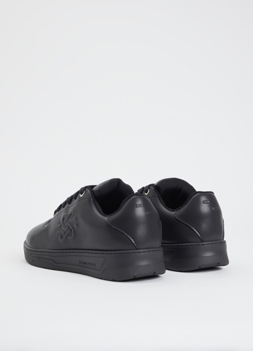 Filling Pieces Voyager Knot sneaker van leer - achterkant 5 zwart