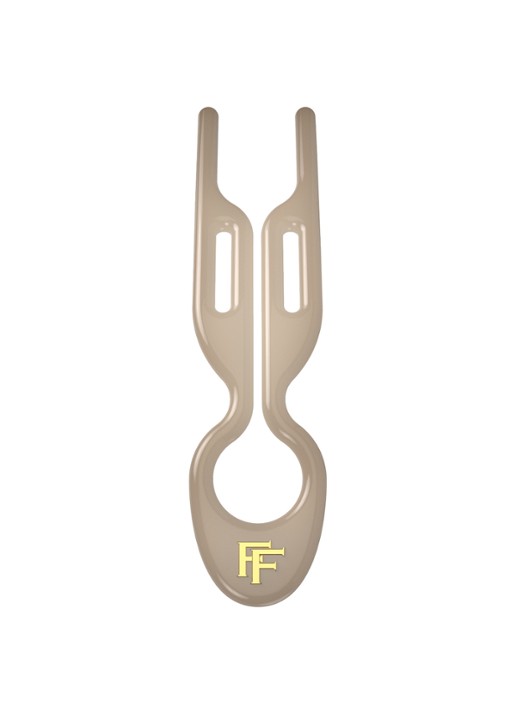 Fiona Franchimon Nº 1 Hairpin - haarpin set van 3  - detail 3 soft beige