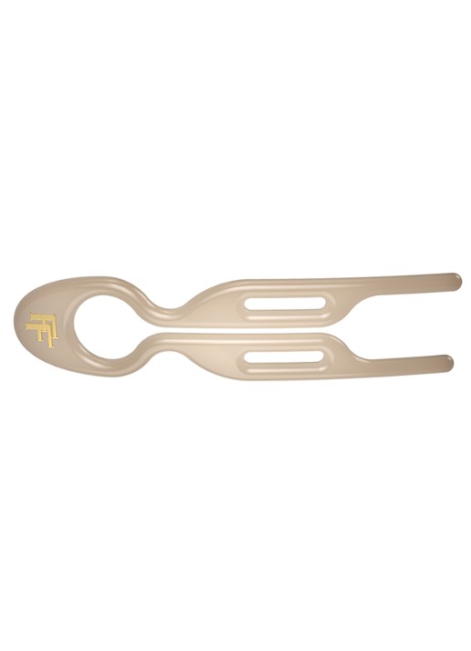 Fiona Franchimon Nº 1 Hairpin - haarpin set van 3  - detail 5 soft beige
