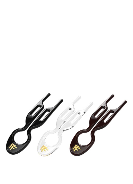 Fiona Franchimon Nº 1 Hairpin - haarpin set van 3 - voorkant new york collection