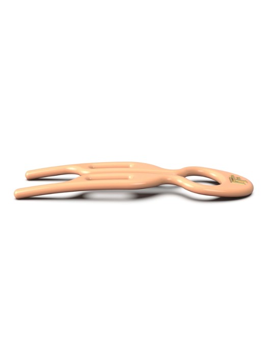 Fiona Franchimon Nº 1 Hairpin - haarpin set van 3 - detail 5 peach fuzz